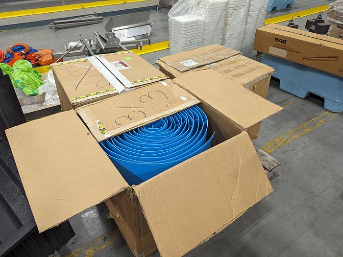 Used Andgar Adjustable Angle Dog Leg Conveyor