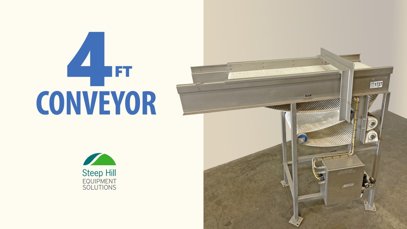 Used Metalcraft 4' Modular Belt Shuttle Conveyor