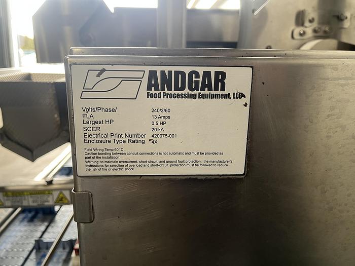 Used Andgar 10-Lane Berry Filler