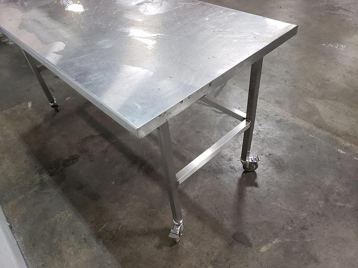 Used 6' x 3' Stainless Steel Table