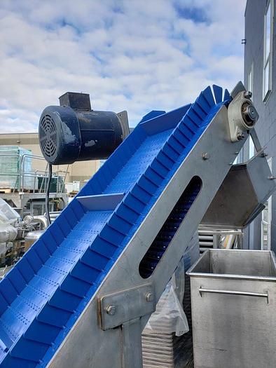 Used 6ft SS Incline Conveyor