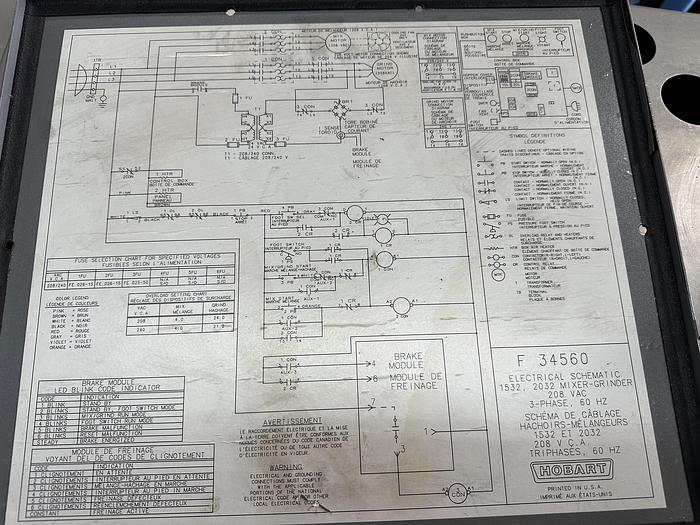 Used Hobart Meat Grinder