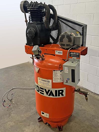 Used Devair Reciprocating Air Compressor & Pump