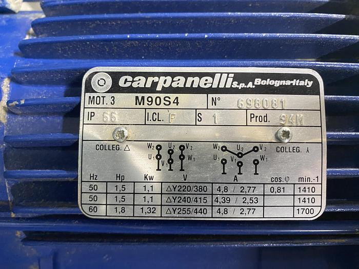 Used Tecna Saima PR 91S Pasta Mixer & Extruder
