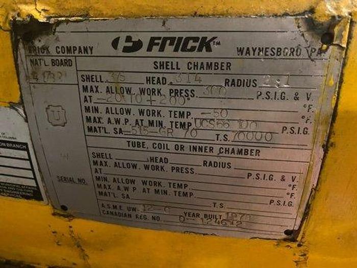 Used Frick 450 Hp Ammonia Compressor