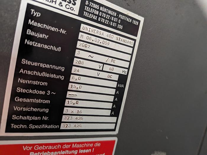 Used Kallfass Auto Shrink Bundle System