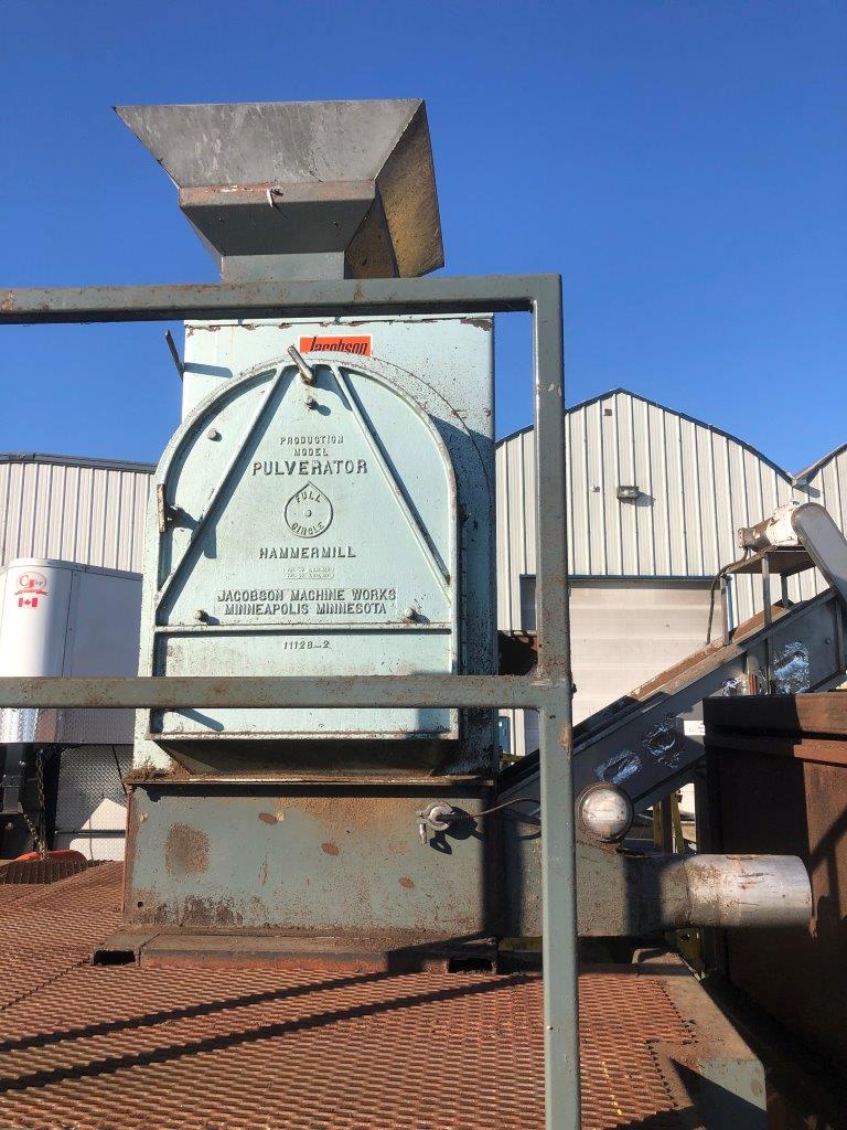Used Jacobson P-240D Pulverator Hammermill