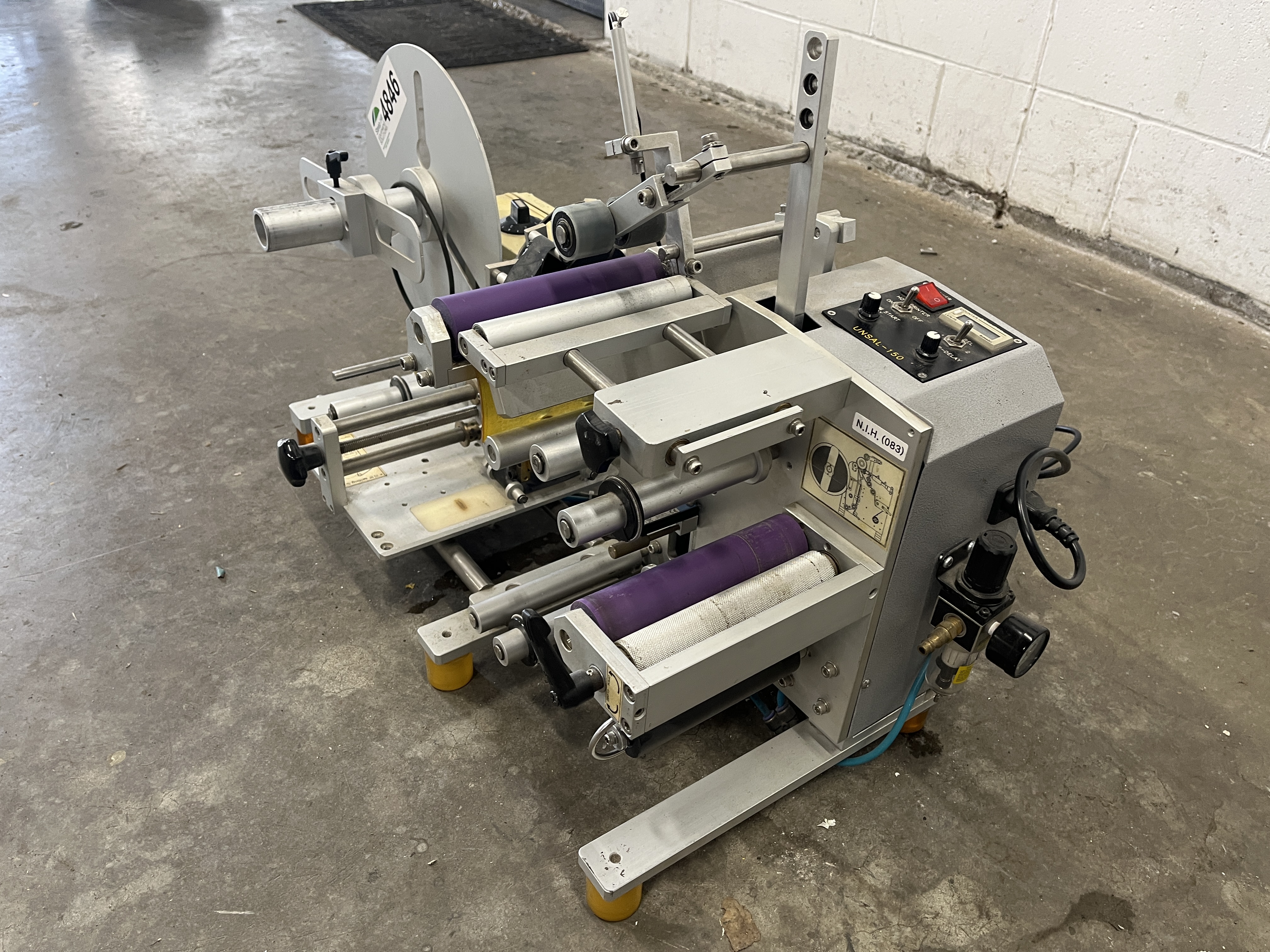 Used Tabletop Bottle Labeller