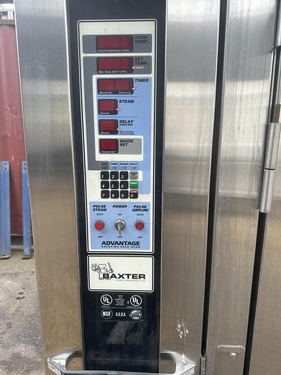 Used Baxter Rack Oven