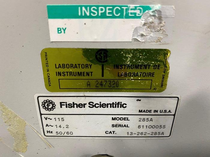Used Fisher Scientific 285A Isotemp Vacuum Oven