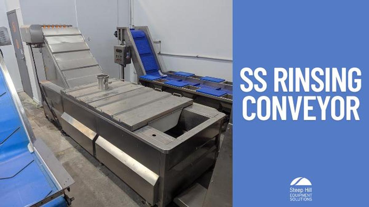 Used  SS Rinsing Conveyor