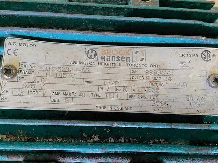 Used 2HP Tri-Clover Centrifugal Pump