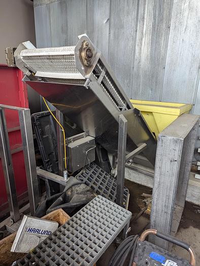 Used Dewatering Incline Modular Conveyor