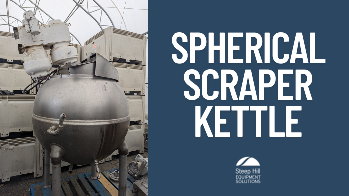 Used Groen 200 Gal. INA-200-SP Spherical Scraper Kettle