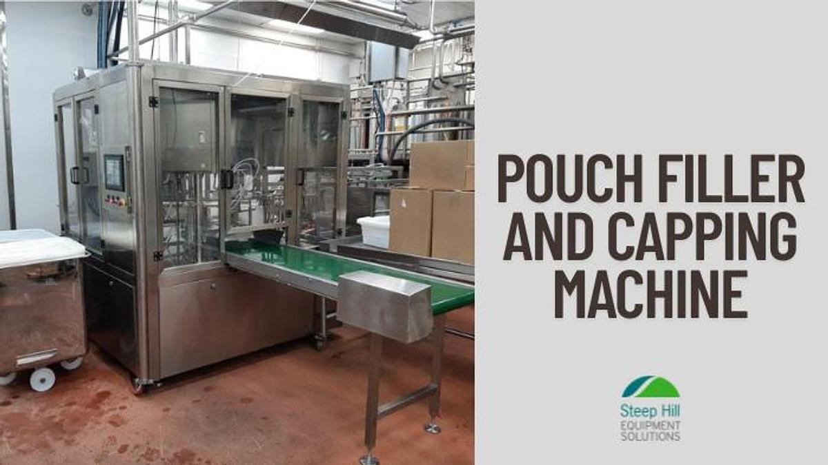 Used ZCX-3ZD Stand-Up Pouch Filler and Capping Machine