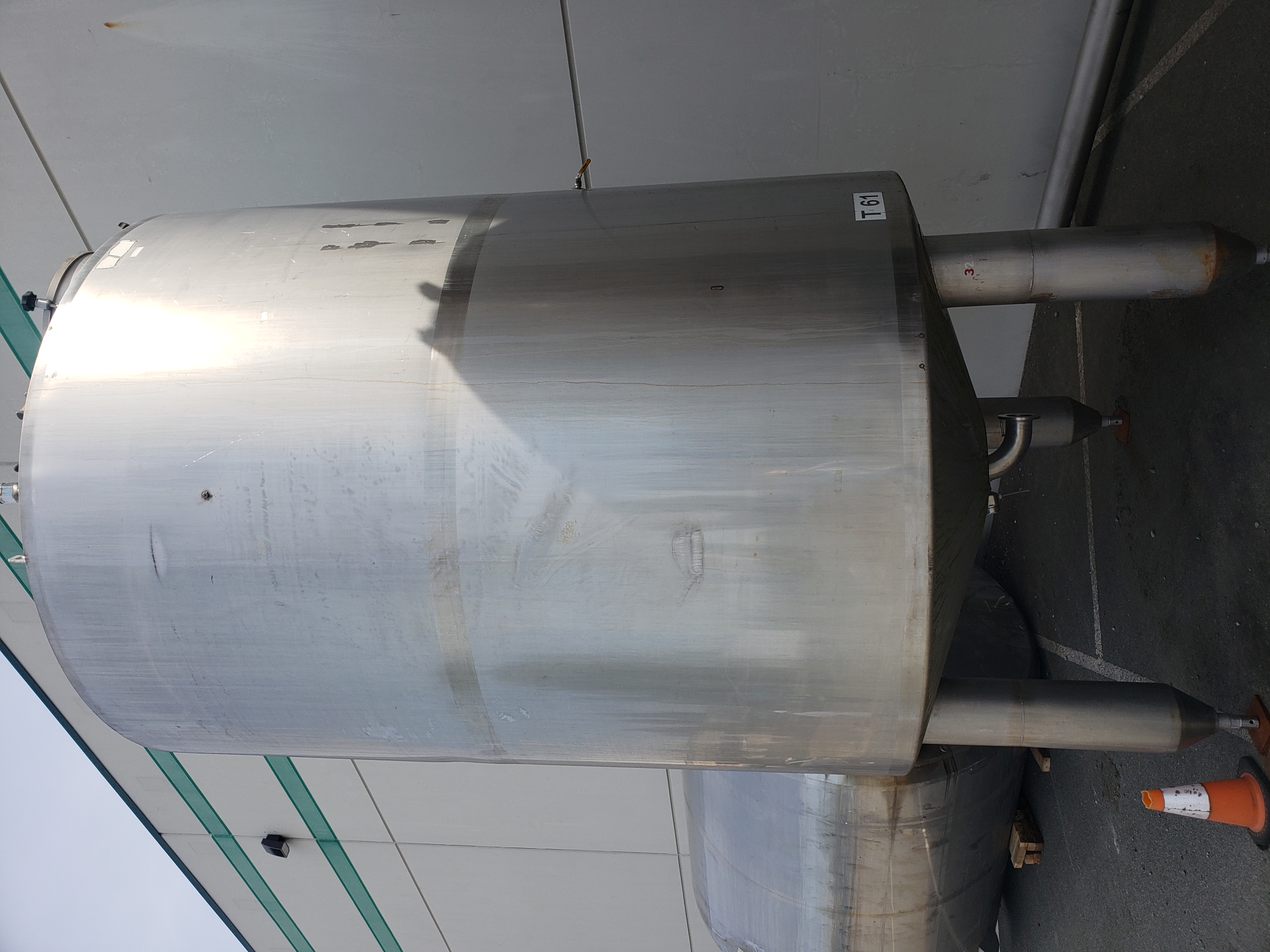 Used 12,000L SS Jacketed Tanks with Agitation