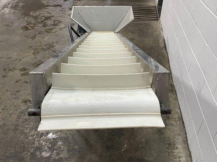 Used 9'L Product Elevating Conveyor