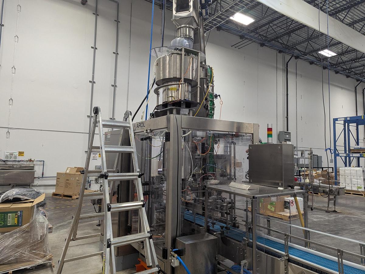 Used Promach 4 Head Pail Filling Line Including Filler, Capper & Date Coder