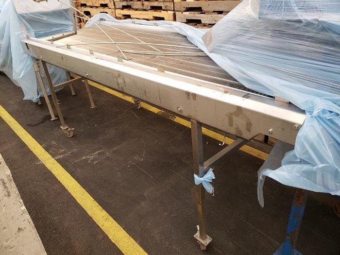 Used 10' Wire Belt Inspection Conveyor