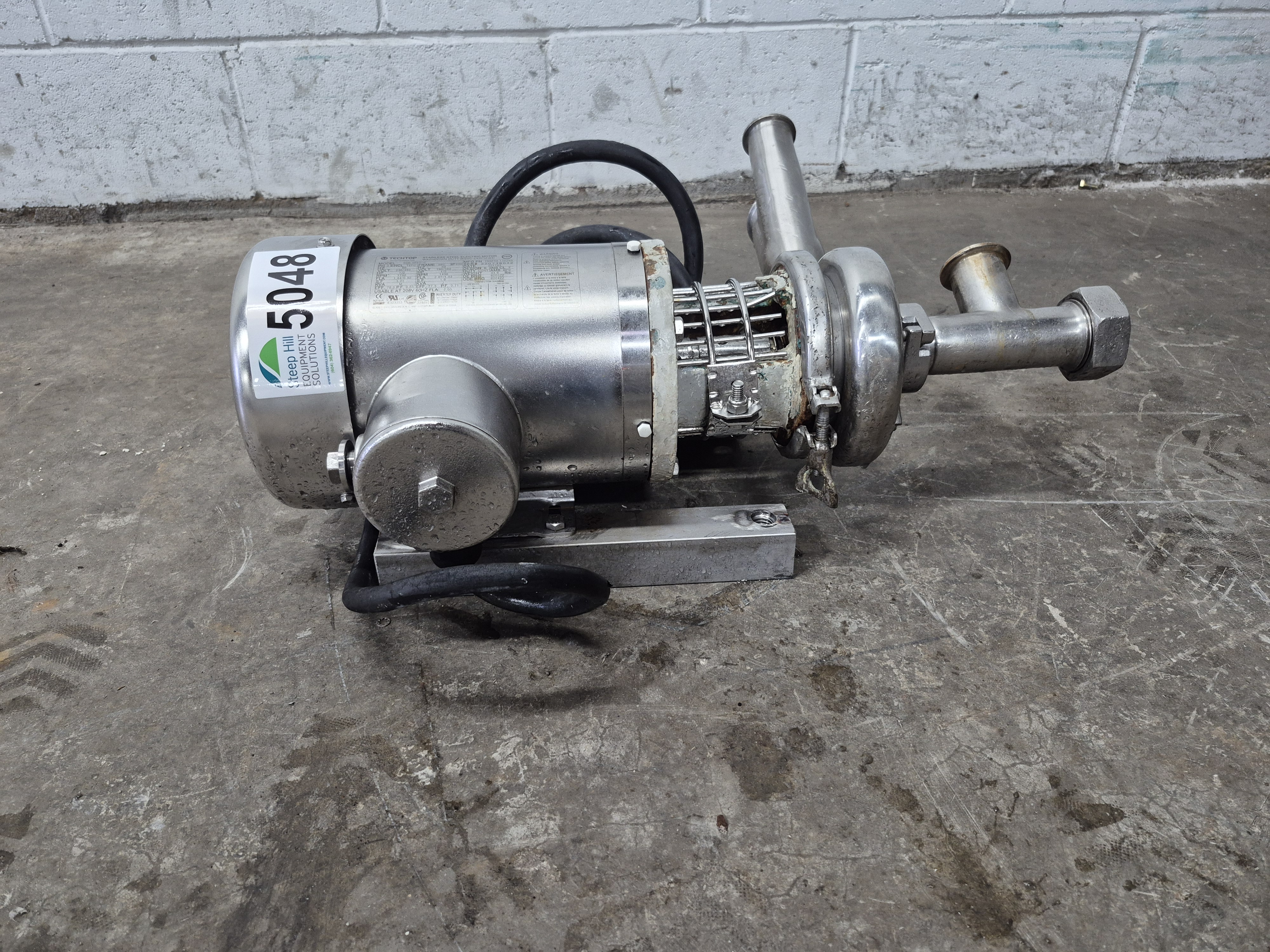 Used SS 1/2 HP Sanitary Centrifugal Pump
