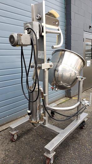 Used Groen Steam Jacketed Tilting Kettle with Scrape Surface Agitator