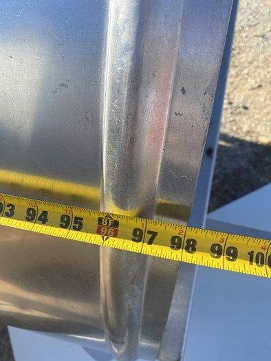 Used SS Cone-Bottom Tank