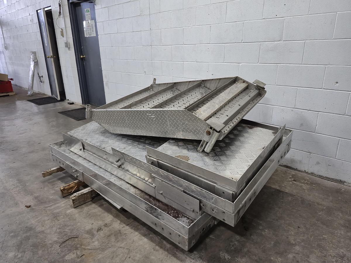 Used Stainless Steel Platform & Stairs