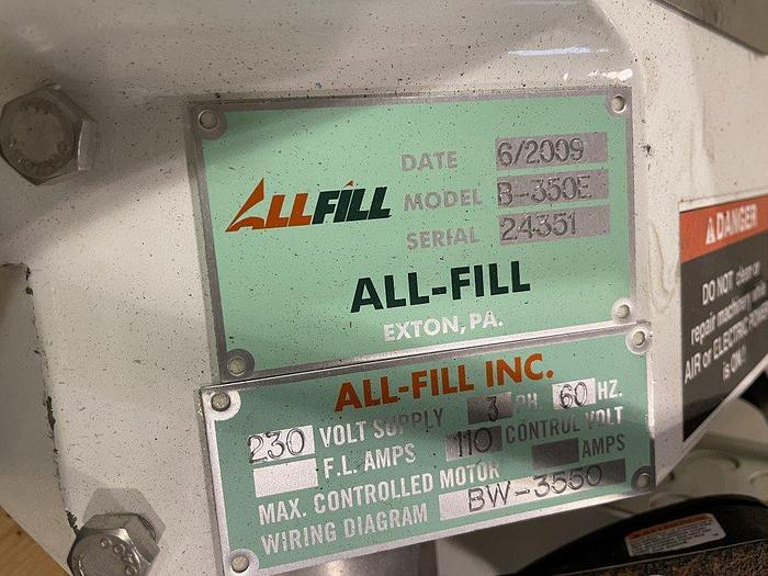 Used All-Fill B-350E Auger Filler