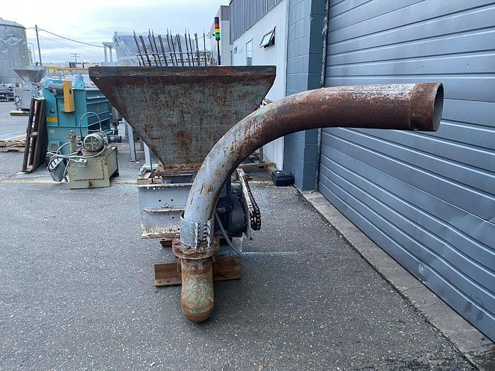 Used MAC MD139 Multi-Duty Airlock Valve with Feed Hopper