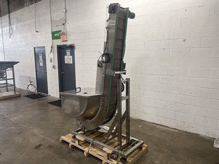 Used Elevating Conveyor with Hopper