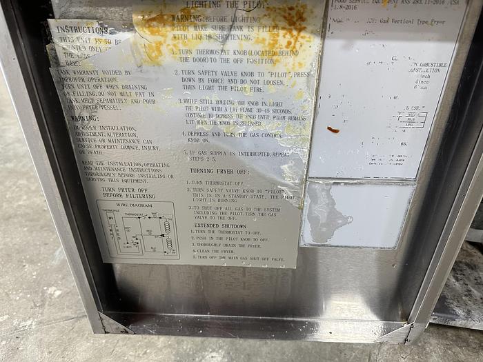 Used CookRite Vertical Fryer