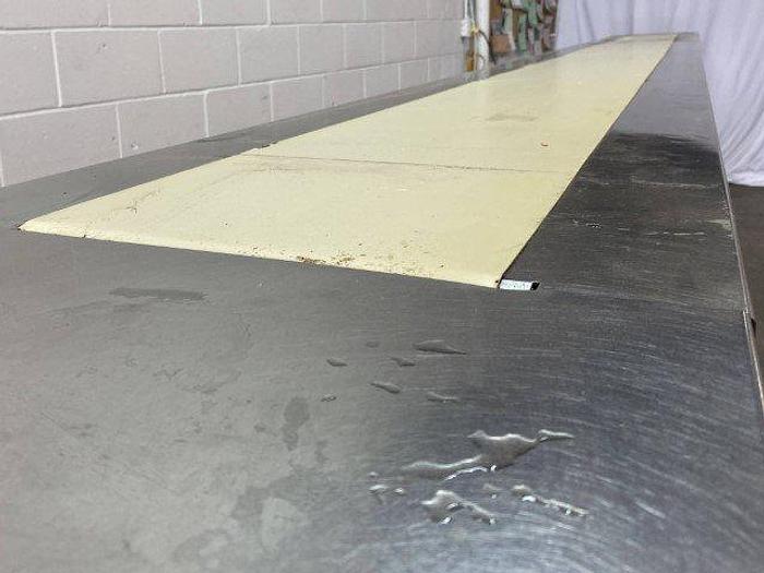 Used Hatch 16' Tray Make-Up Conveyor