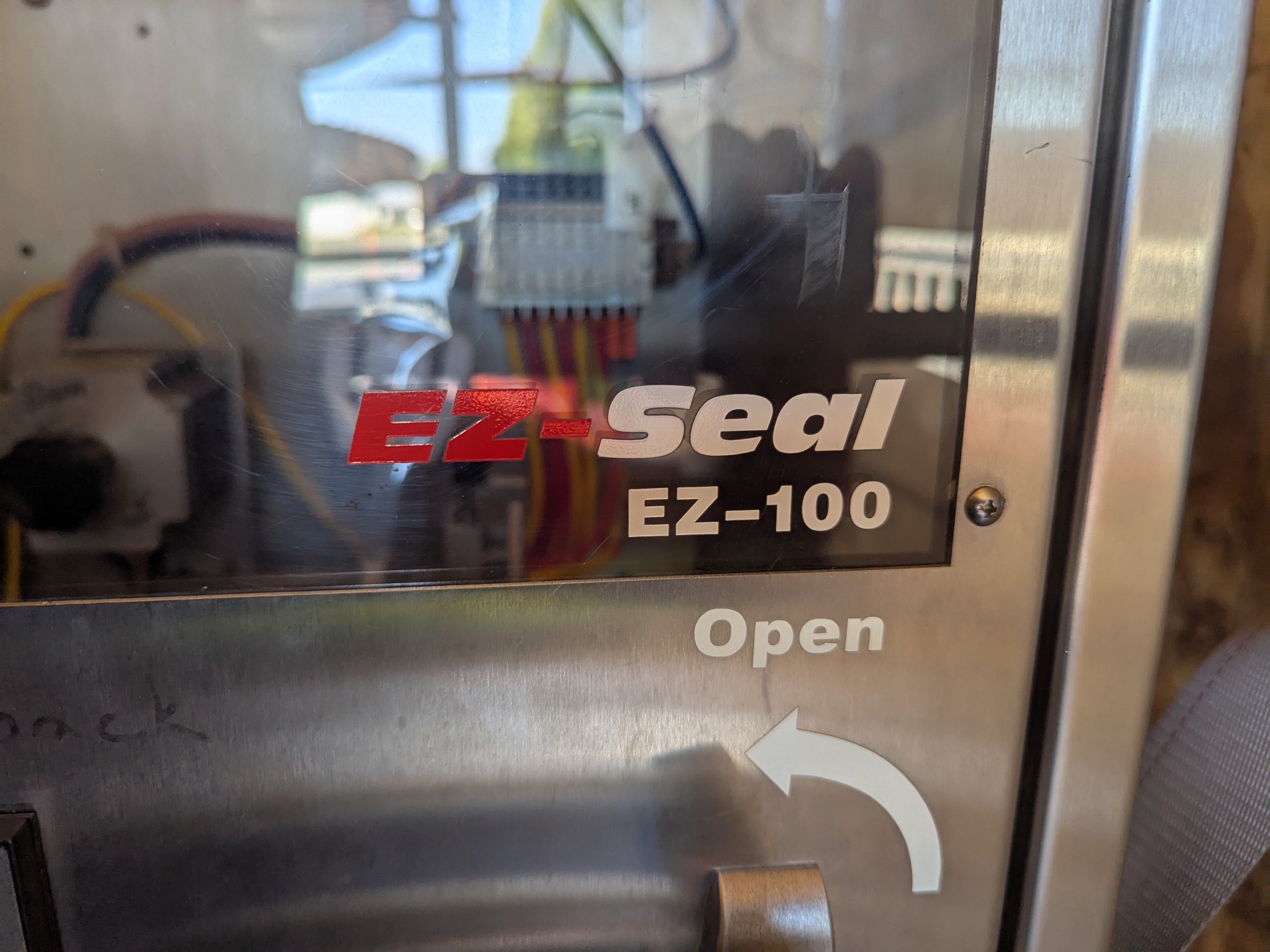 Used Axxon Shrink Sleeve Applicator and Shrink Tunnel