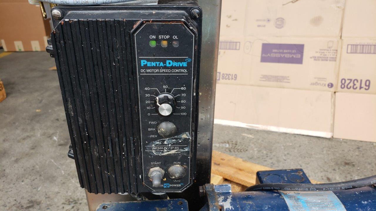 Used Waukesha Model 55 Positive Displacement Rotary Pump