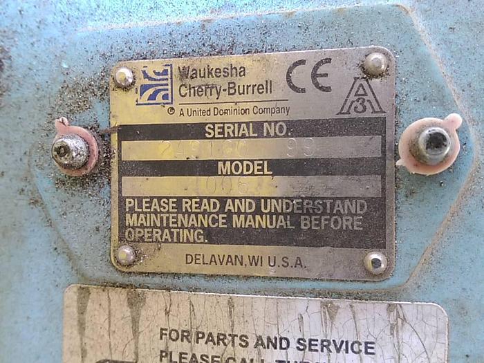Used Waukesha Positive Displacement Pump