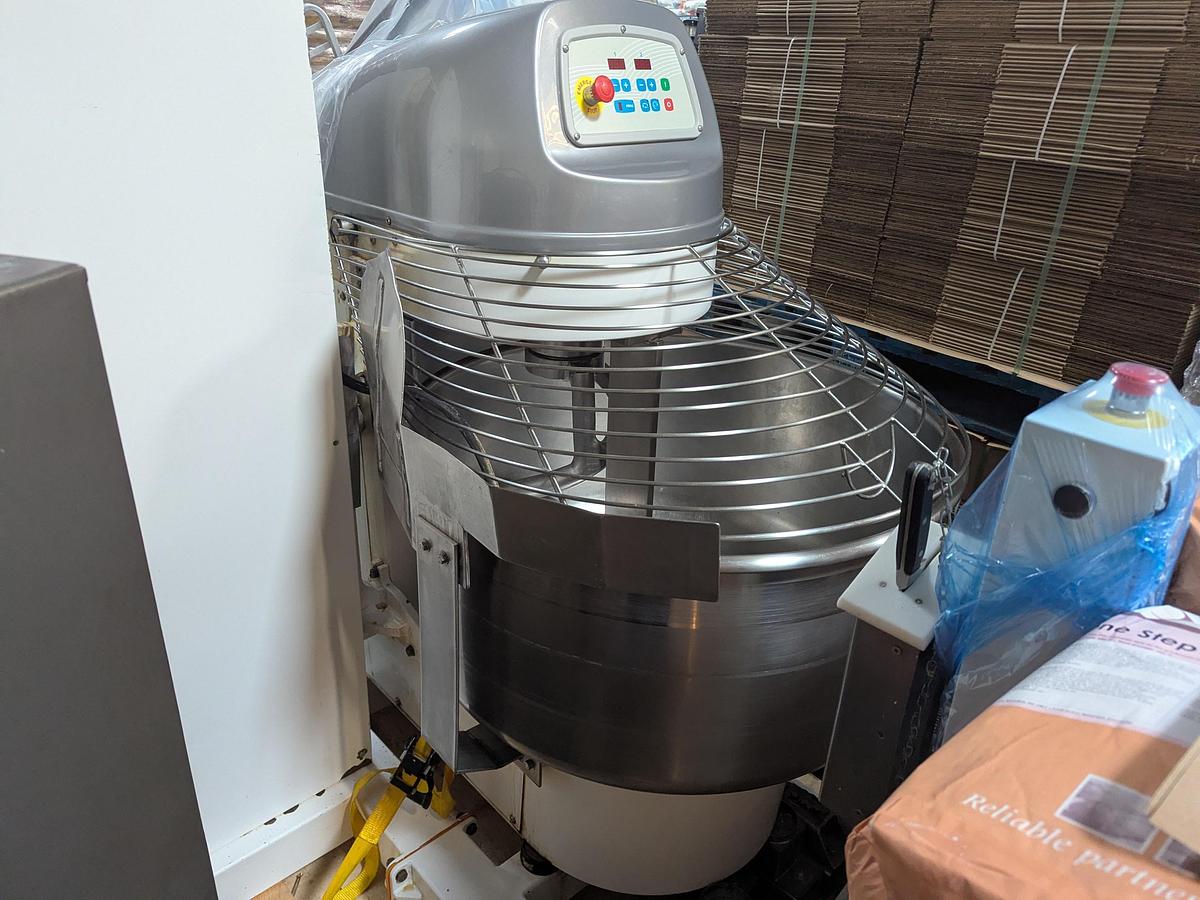 Used Esmach 160 Self-Dumping Spiral Mixer