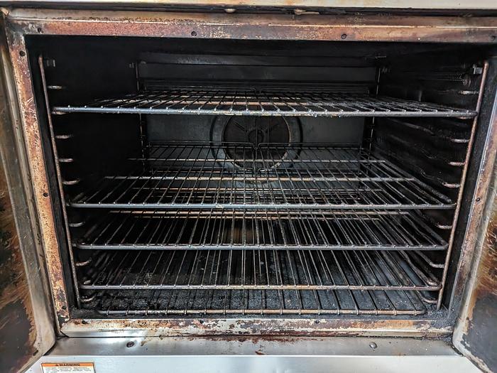 Used Vulcan Double-Stack Gas Convection Ovens