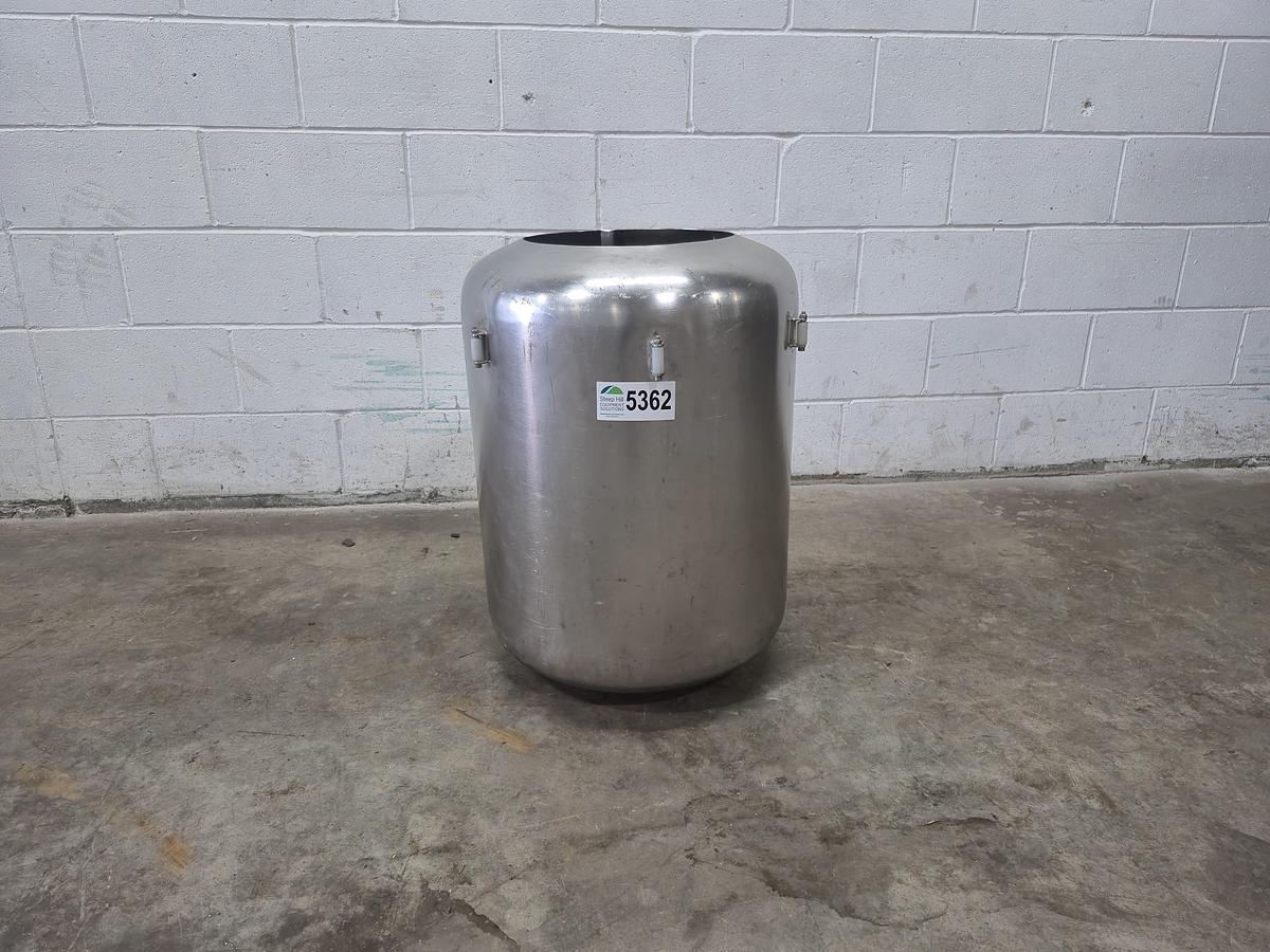 Used 15 Gallon Jacketed Stainless Steel Process Tank
