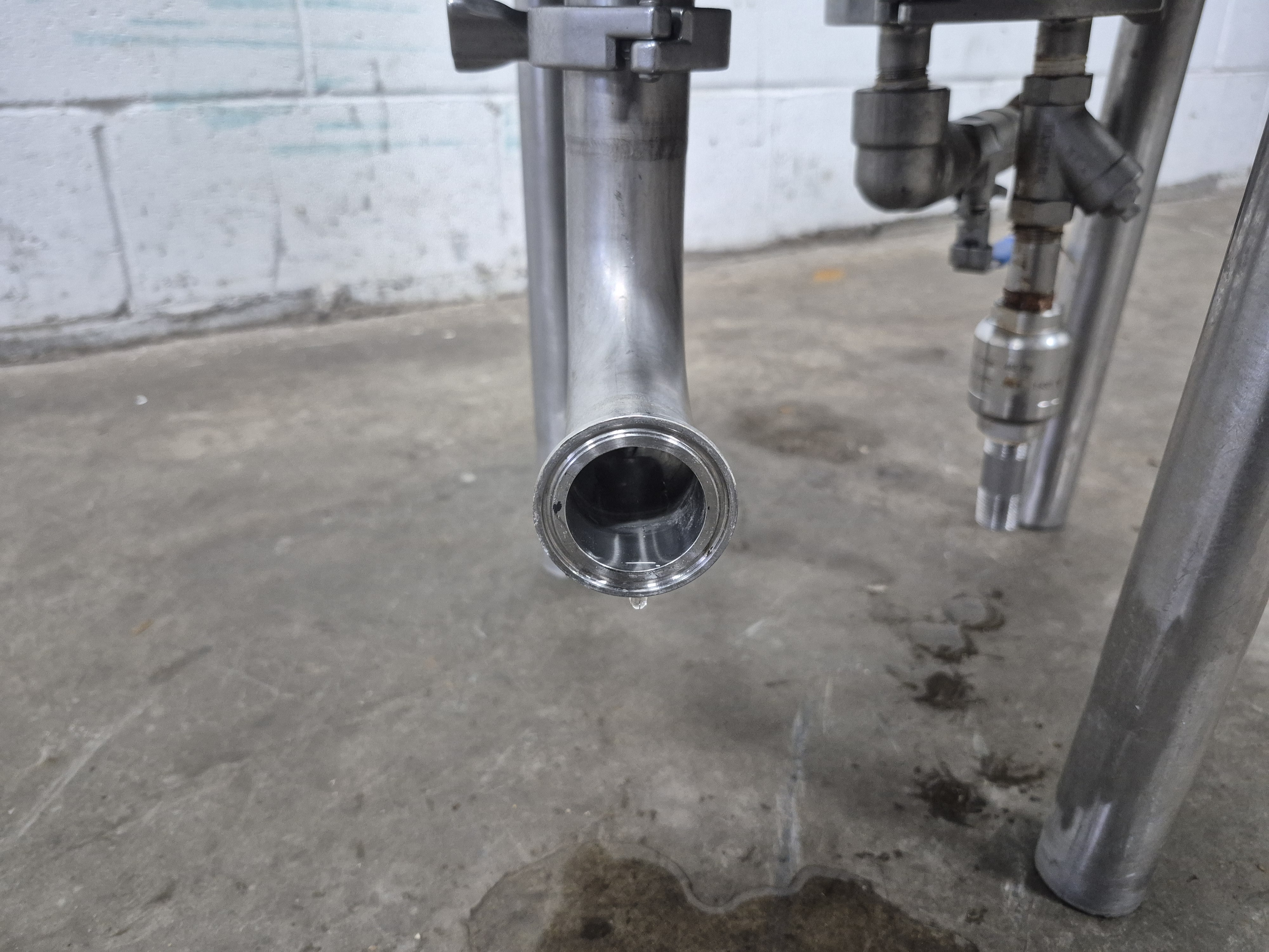 Used SS 20 Gallon Tank with Heat Exchange Pipe