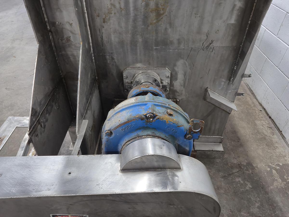 Used 35-50 Cu. Ft. Industrial Stainless Steel Horizontal Ribbon Blender