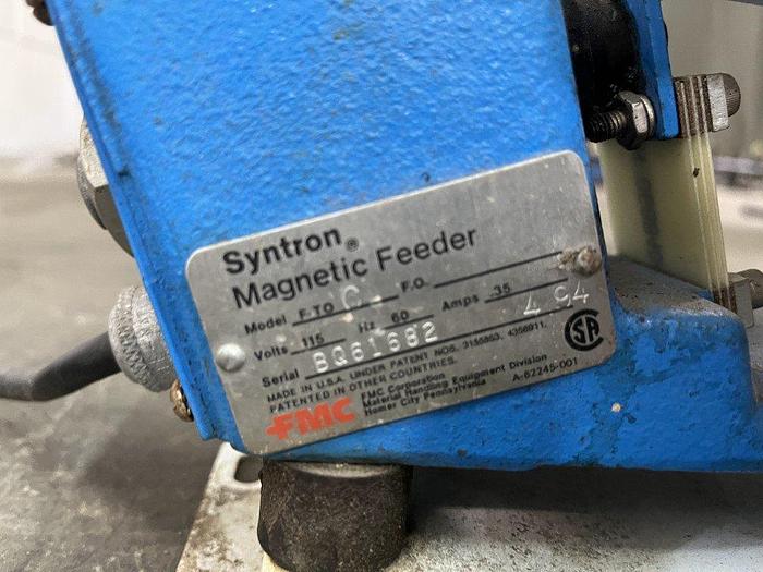 Used FMC Syntron F-TO Vibratory Feeders