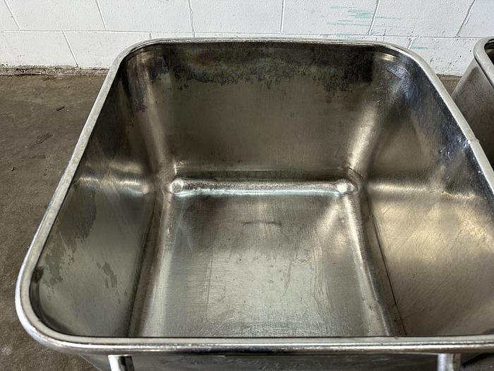 Used Stainless Steel Meat Buggies