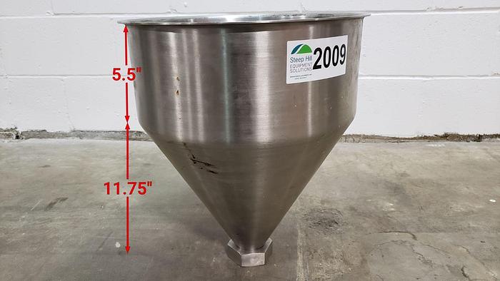 Used 6 Gallon SS Hopper