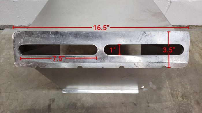 Used 6 Gallon SS Rectangular Hopper