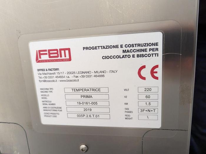 Used FBM Prima Tempering Enrobing Machine