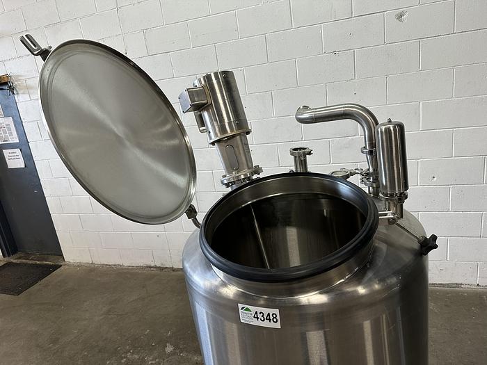 Used Stainless Steel Tank w/ Sharpe Mixer