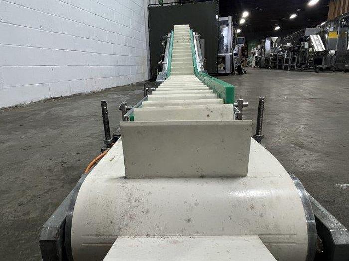 Used Viking 18.5' Long Cleated Conveyor