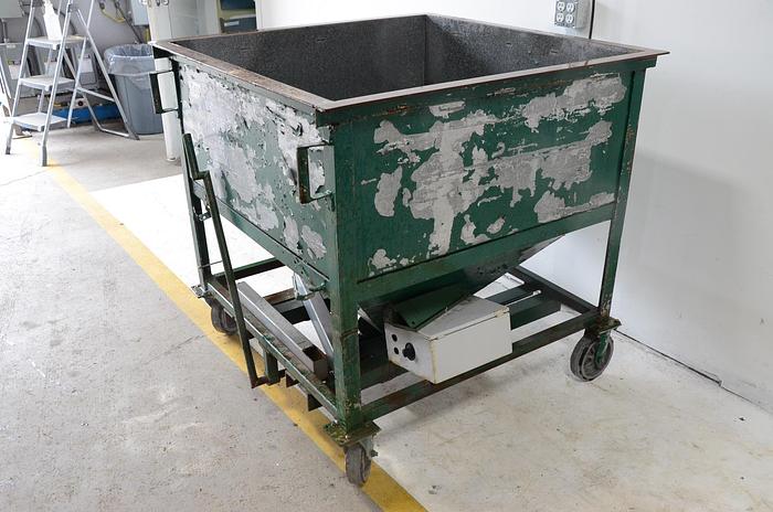 Used 150 Gallon Mobile Bin Hopper