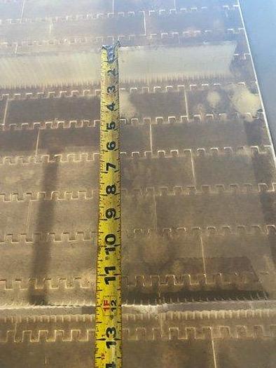 Used 13'L Cleated Incline Conveyor