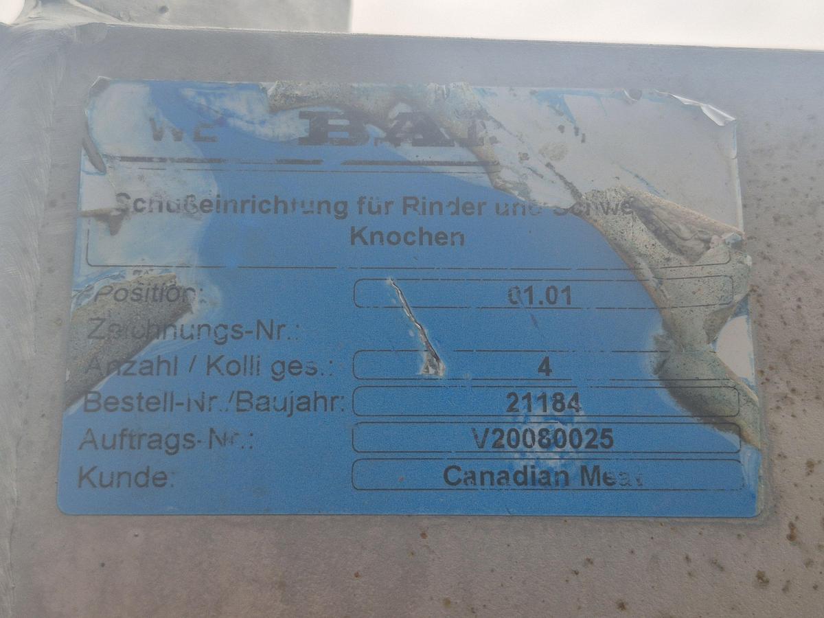 Used H. Wichelmann Industrial Bone Crusher